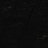 Polyester Stretch Chunky Knit Fabric, 220 gsm, 180 cm — Black