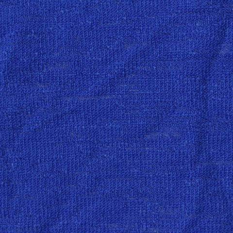Polyester Stretch Chunky Knit Fabric, 210 gsm, 180 cm — Blue