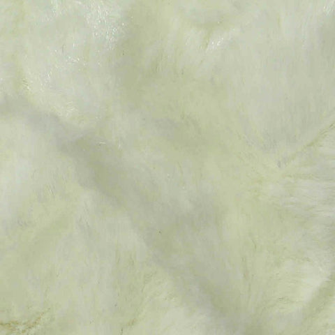 Polyester Stretch Sherpa Fleece Fabric, 360 gsm, 175 cm — White