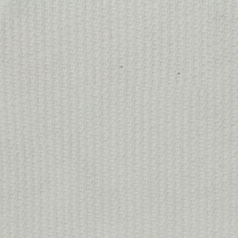 Polyester Cotton Waffle Knit Fabric, 96 gsm, 153 cm — White