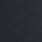 Viscose Stretch Rib Knit Fabric, 280 gsm, 125 cm — Black