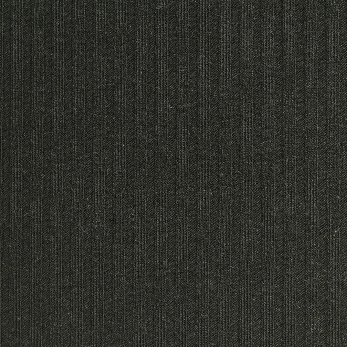 Polyester Cotton Stretch Rib Knit Fabric, 220 gsm, 135 cm — Grey
