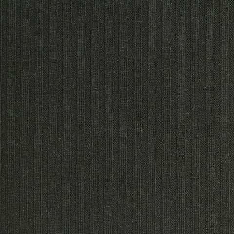 Polyester Cotton Stretch Rib Knit Fabric, 220 gsm, 135 cm — Grey