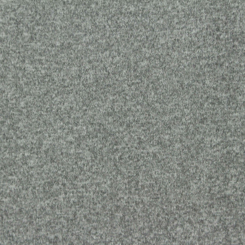 Heather Grey Marl Jersey Knit, Polyester, 160 gsm