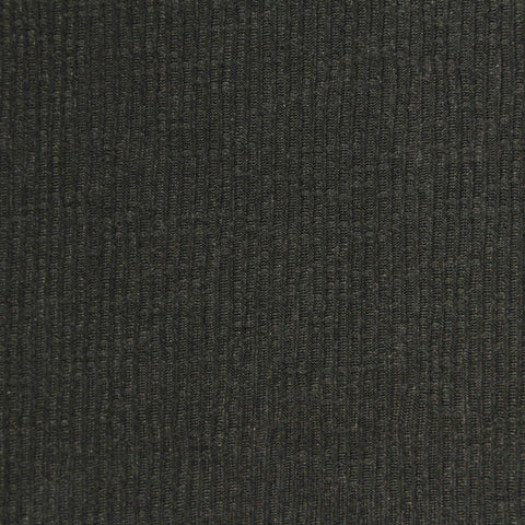 Polyester Stretch Rib Knit Fabric, 160 gsm, 165 cm — Grey