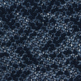 Jacquard Cotton Polyester Chunky Knit Fabric, 170 gsm, 210 cm — Navy