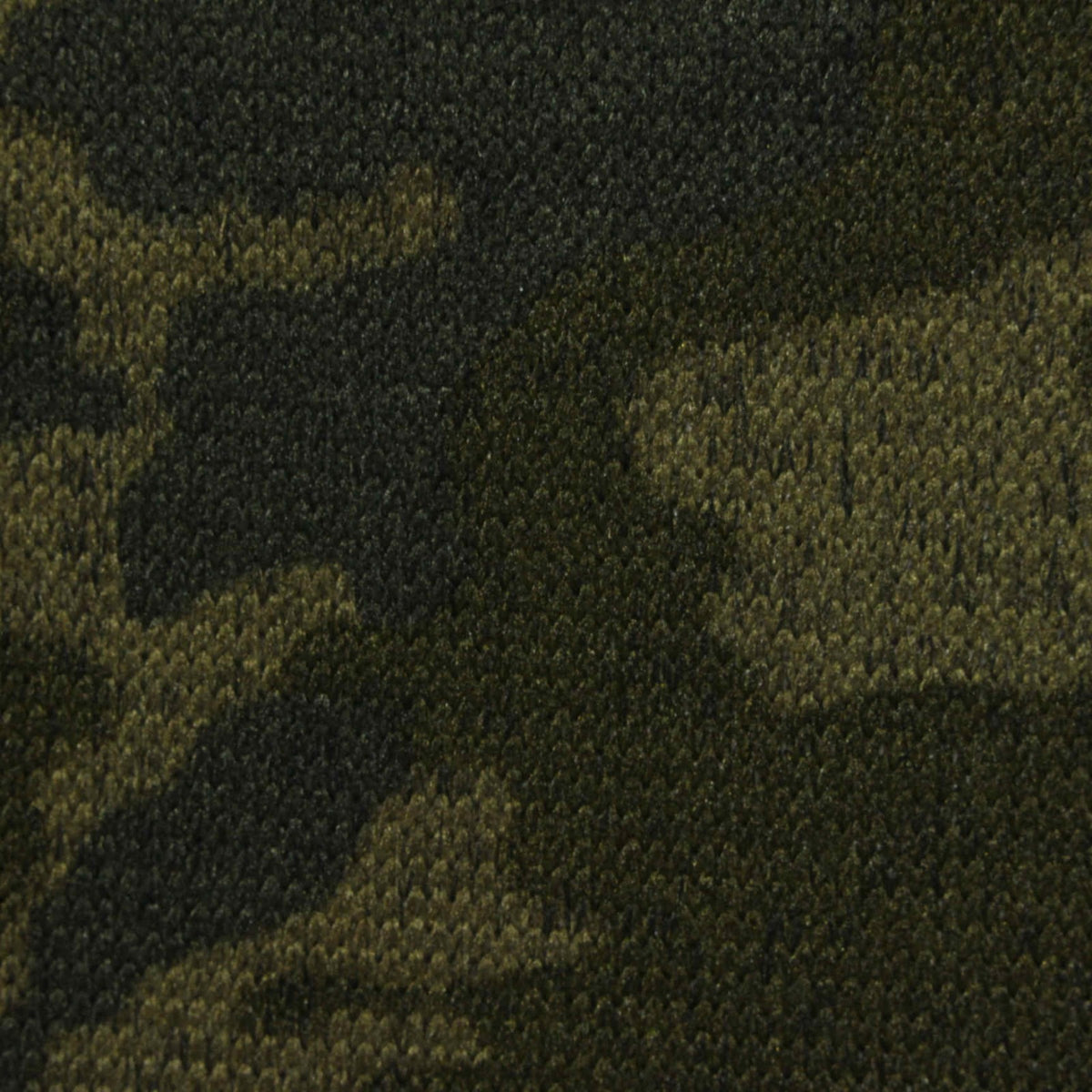 Green Camo Chunky Knit, Polyester, 200 gsm
