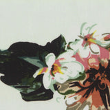 White Floral Poplin, Cotton