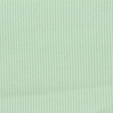 Cotton Polyester Rib Knit Fabric, 502 gsm, 140 cm — Green