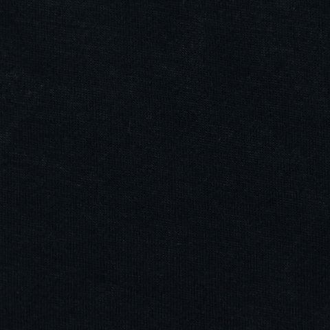 100% Viscose Jersey Knit Fabric, 145 gsm, 175 cm — Black