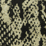 Black Snakeskin Woven, Cotton-Linen — texture