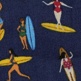 100% Cotton Poplin Fabric, 100 gsm, 150 cm — Navy — texture