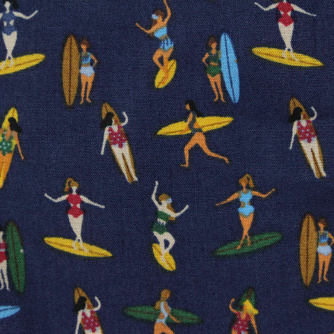 100% Cotton Poplin Fabric, 100 gsm, 150 cm — Navy