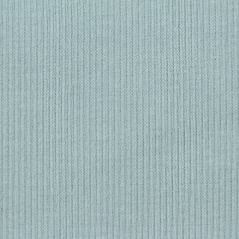 Cotton Polyester Rib Knit Fabric, 465 gsm, 140 cm — Blue