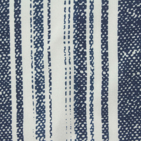 Blue Vertical-Stripe Woven, Cotton, 125 gsm