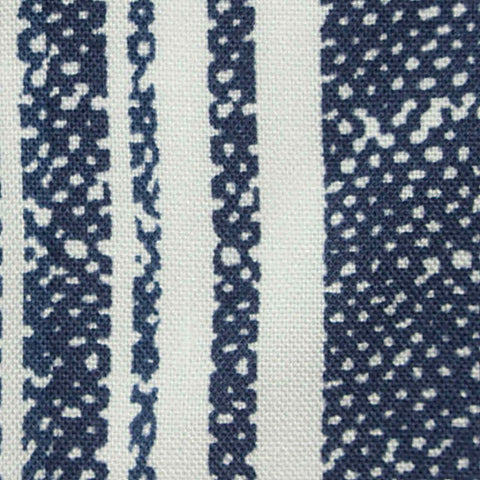 Blue Vertical-Stripe Woven, Cotton, 125 gsm