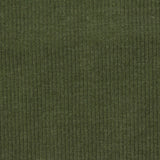 Cotton Polyester Rib Knit Fabric, 460 gsm, 140 cm — Green