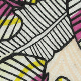 Black Leaves Woven, Poly-Viscose — texture