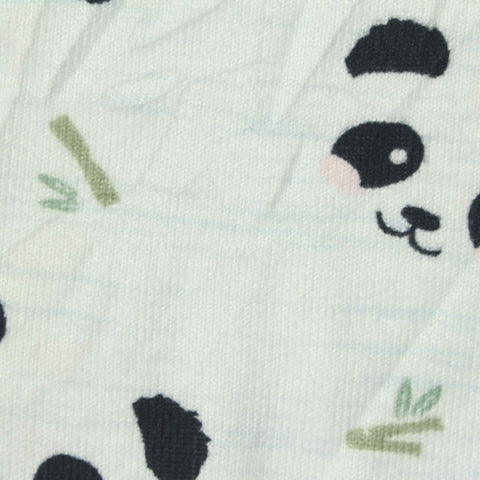 Animal Print Brushed Chunky Knit Fabric, 162 gsm, 165 cm — White