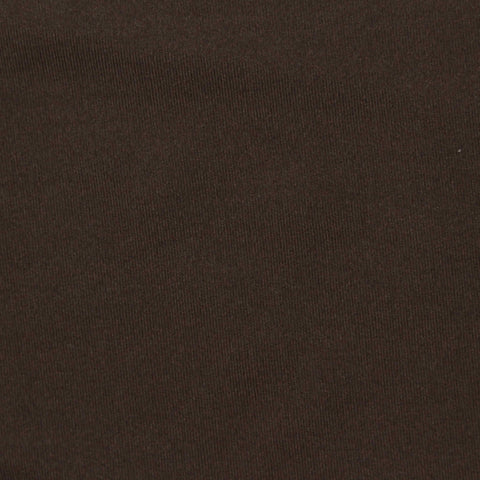Brushed Polyester Stretch Sateen Fabric, 179 gsm, 160 cm — Brown