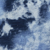 Blue Abstract Jersey Knit, Cotton