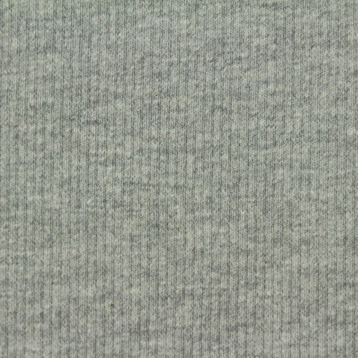 Dark Grey Marl Rib Knit, Cotton-Poly, 475 gsm