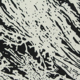 Black Abstract-Splatter Knit