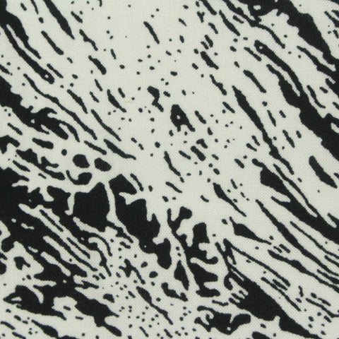 Black Abstract-Splatter Knit