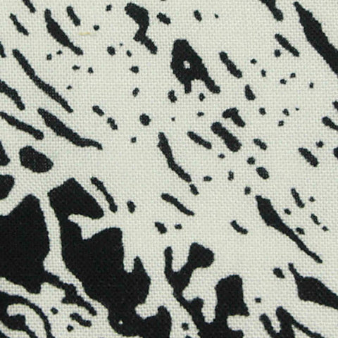 Black Abstract-Splatter Knit