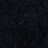 100% Polyester Chunky Knit Fabric, 220 gsm, 160 cm — Black