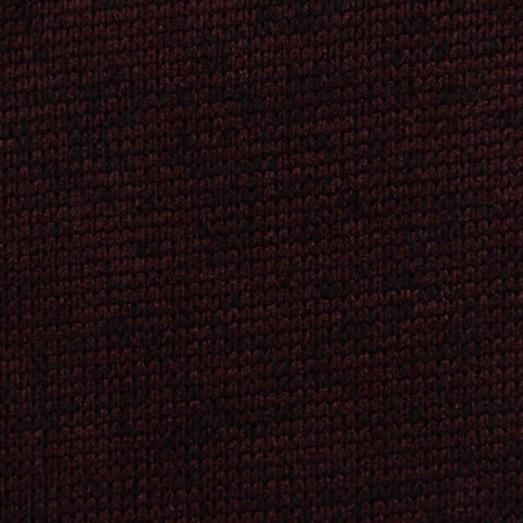Dark Red Marl Chunky Knit, Polyester, 230 gsm