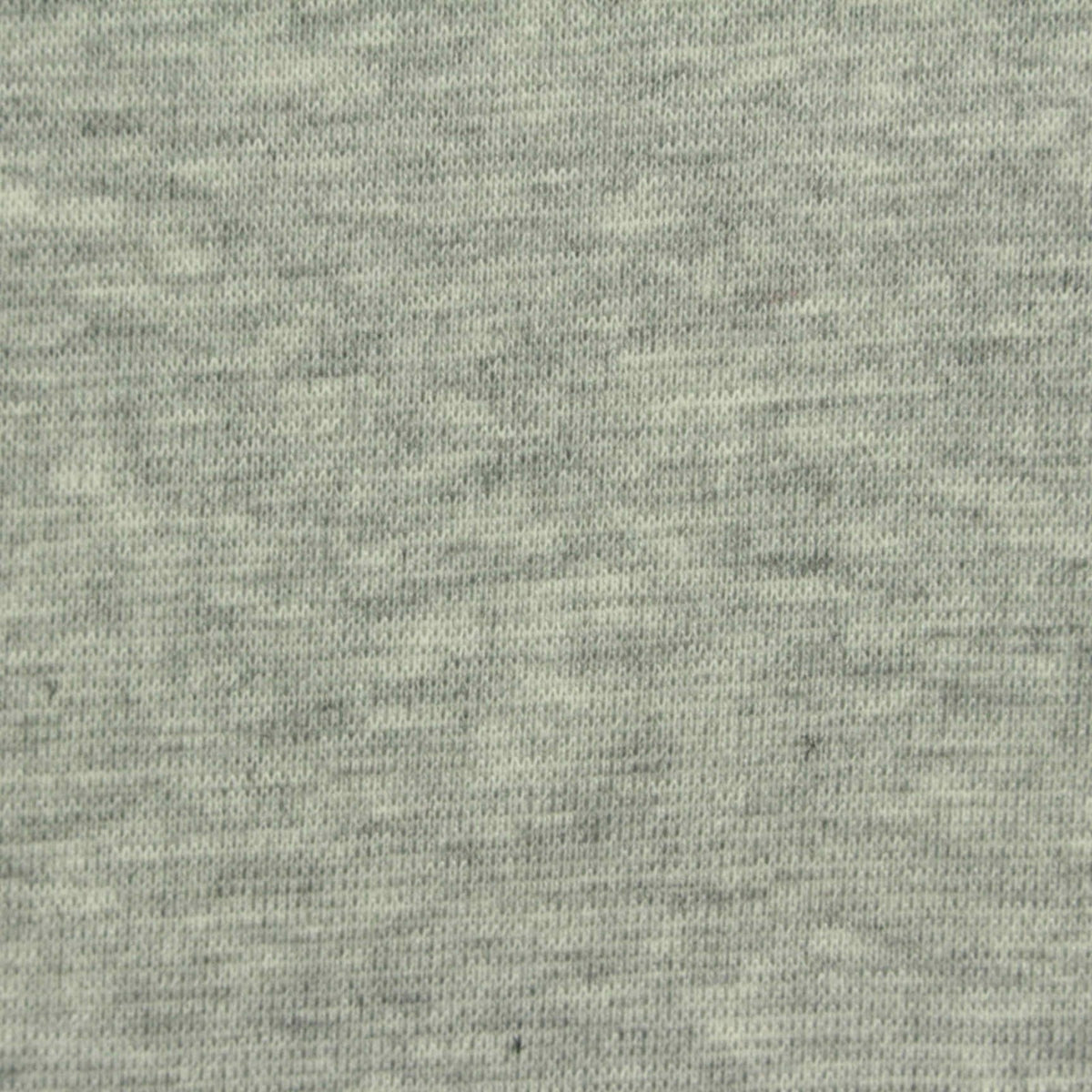 Light Grey Heathered-Marl Rib Knit, Polyester, 250 gsm