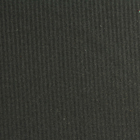Polyester Viscose Stretch Rib Knit Fabric, 230 gsm — Grey, ref EF-243833