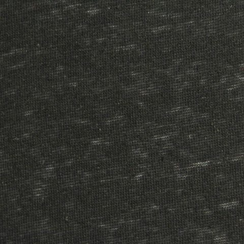 Dark Grey Marl Jersey Knit, Cotton-Linen