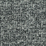 Black Marl Rib Knit, Cotton-Poly — texture