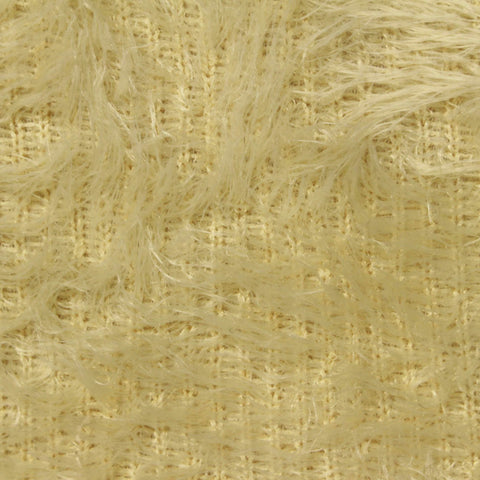 100% Polyester Chunky Knit Fabric, 289 gsm — Yellow