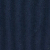Cotton Polyester Stretch Rib Knit Fabric, 270 gsm — Navy