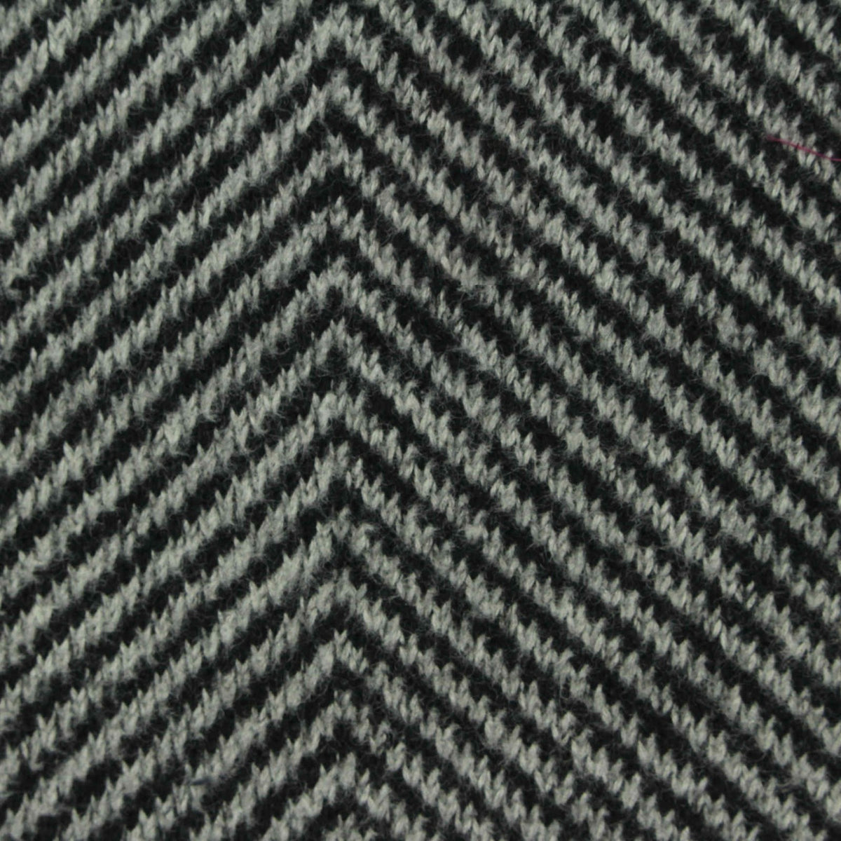 Black Chevron Knit, Cotton