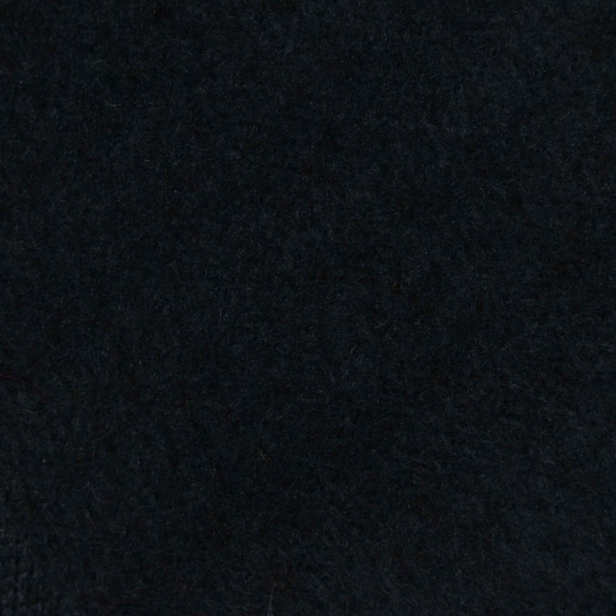 Brushed 100% Polyester Chunky Knit Fabric, 300 gsm — Black