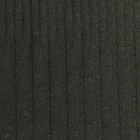 Polyester Viscose Stretch Rib Knit Fabric, 205 gsm — Green, ref EF-243870