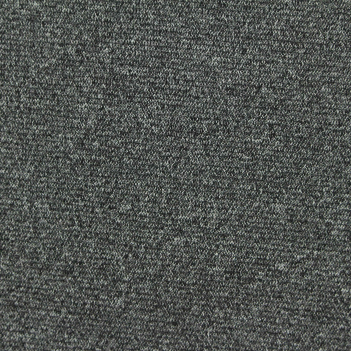 Heather Grey Marl Rib Knit, Polyester, 228 gsm