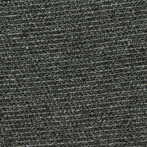 Black Marl Chunky Knit, Poly-Cotton, 234 gsm