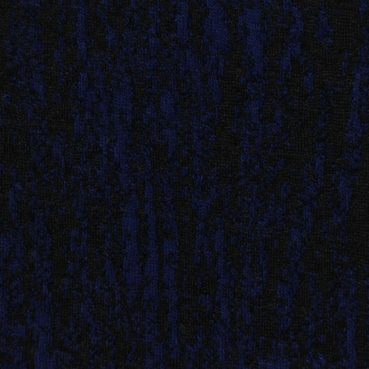 Jacquard Polyester Stretch Interlock Knit Fabric, 205 gsm — Black