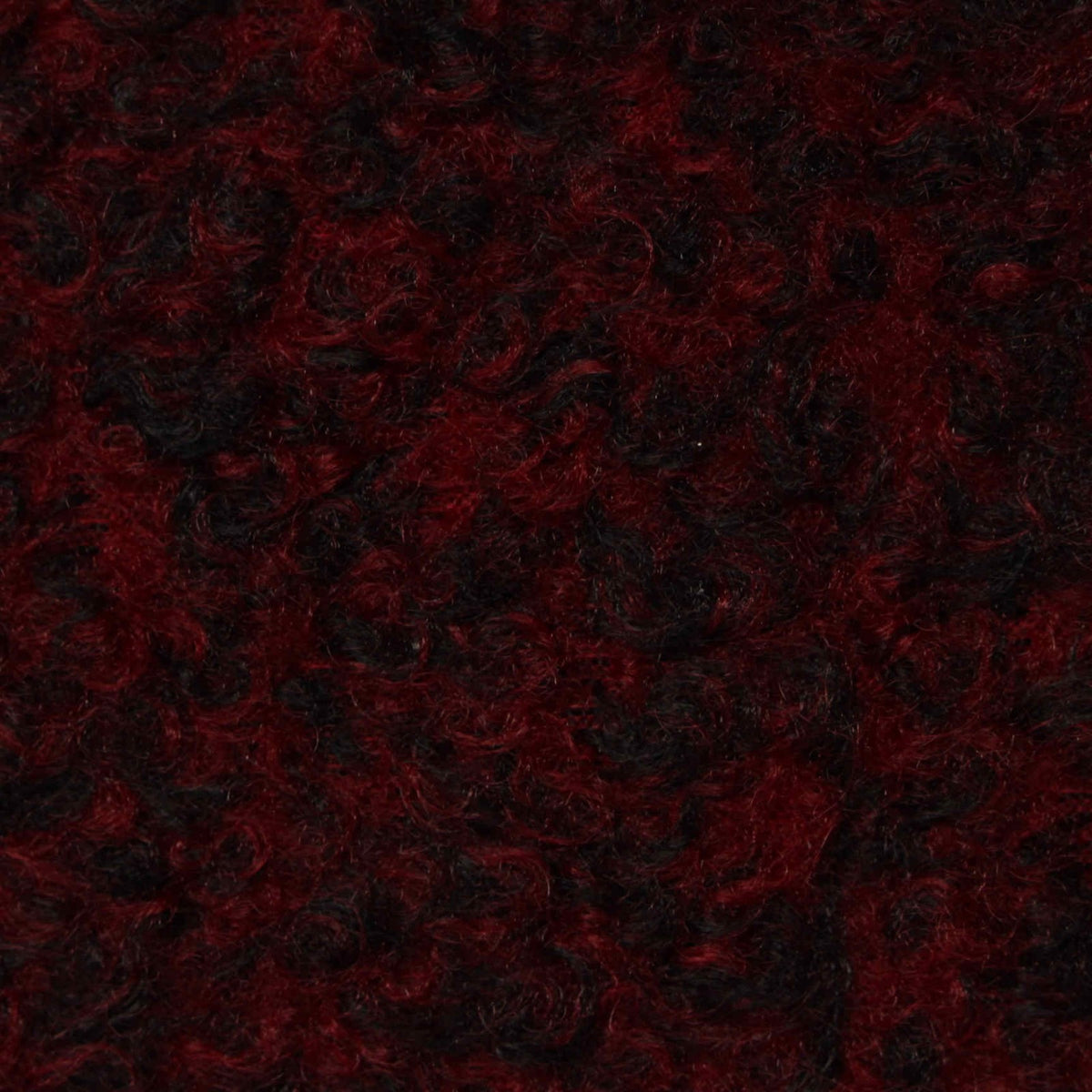 Red Marl Sherpa Fleece, Polyester