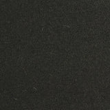 Brushed Polyester French Terry Fabric, 271 gsm — Black