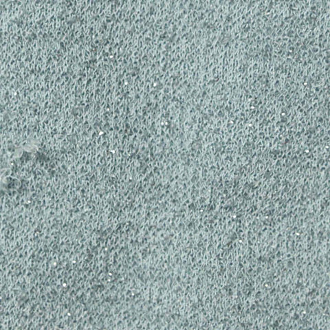 Grey-Blue Marl Interlock Knit, Polyester