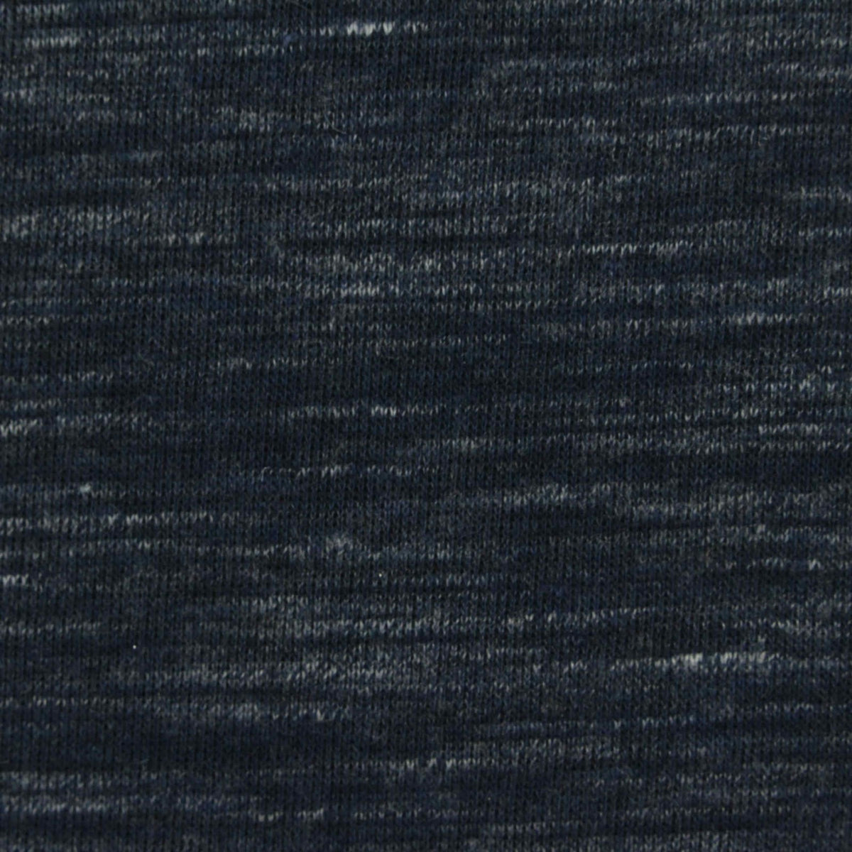 Dark Blue Marl Scuba Knit, Poly-Cotton, 278 gsm