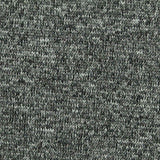Heathered Grey Marl Rib Knit, Polyester — texture