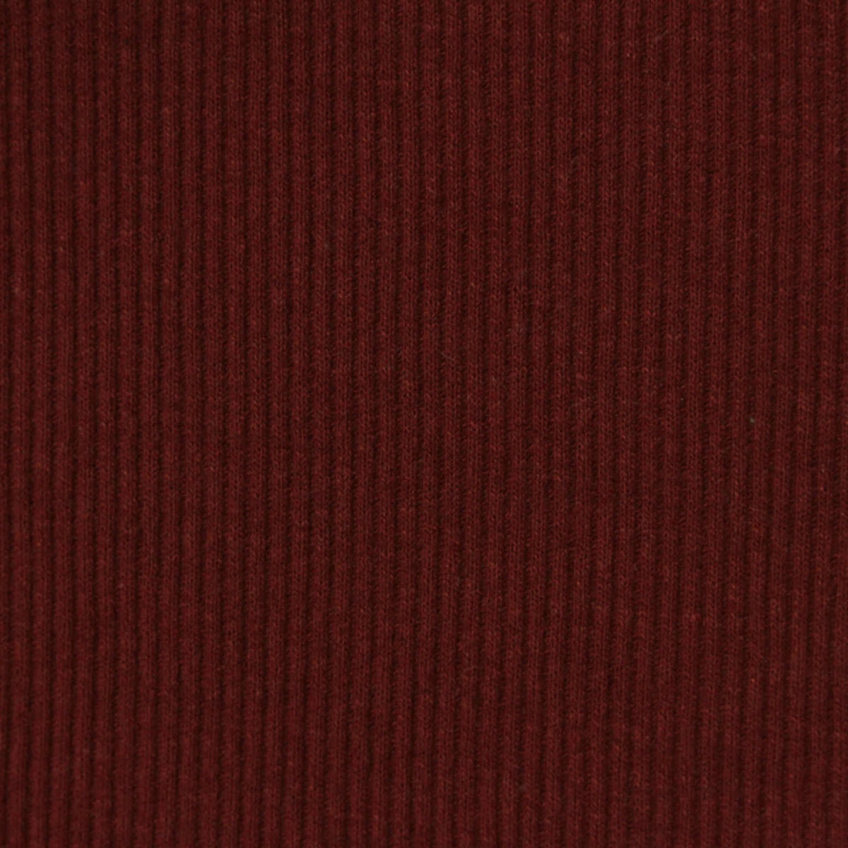 Cotton Polyester Stretch Rib Knit Fabric, 263 gsm — Red