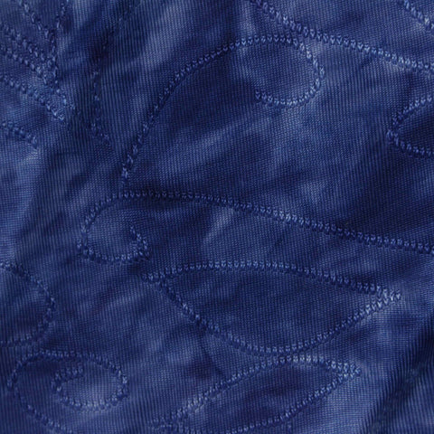 Deep Blue Tone-on-Tone Jersey Knit, Polyester